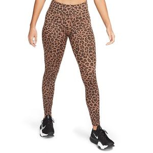 Women's Nike Dri-FIT One Animal Print High Rise Leggings